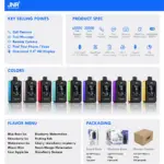 JNR Media Max 40000 40K Puffs Original Intelligent Disposable Vape