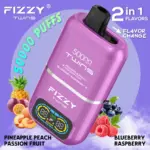 Fizzy Twins 50000 50k Puffs 2% 5% Nicotine Double Taste LCD Display Disposable Vape EU Warehouse