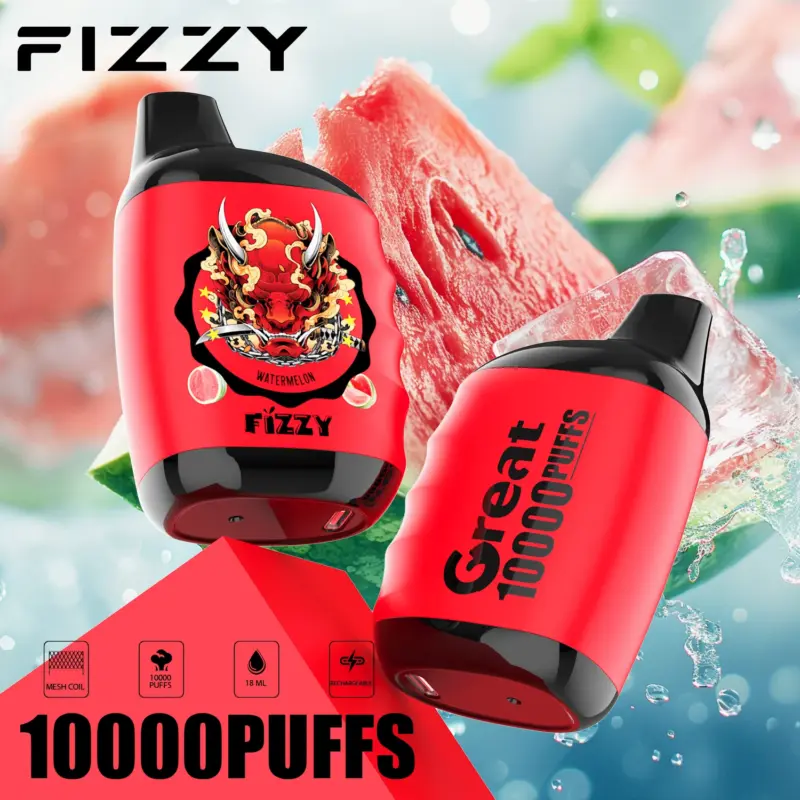 Fizzy Great 10000 10K Puffs 2% 5% Nicotine Original Edition Disposable Vape