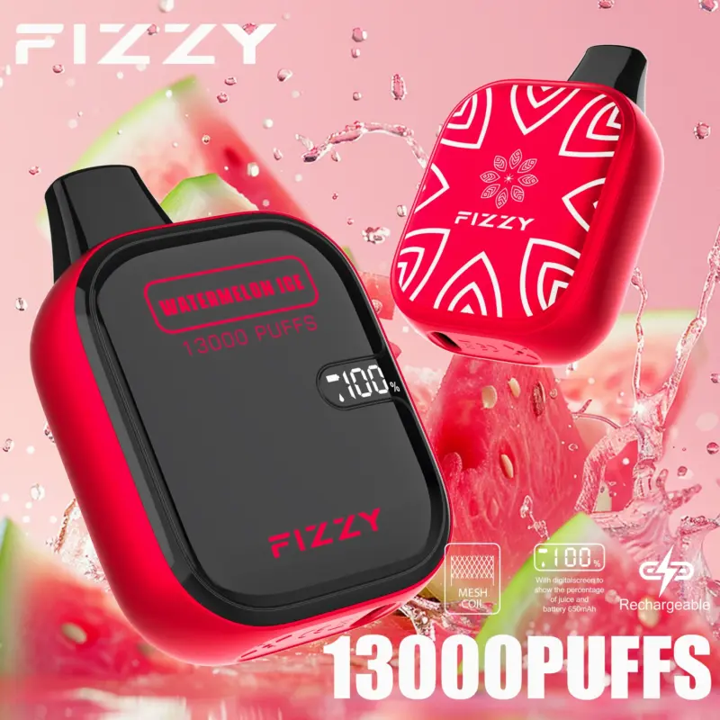 Fizzy Boom 13000 13K Puffs Small Original Edition LCD Display Disposable Vape