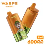 WASPE 60000 60k Puffs 3 in 1 Flavors Newest Original Rechargeable LED Display Disposable Vape