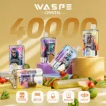 WASPE Crystal 40000 40K Puffs Double Taste LCD Display Disposable Vape
