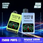 WASPE 25000 25K Puffs Original Edition LCD Display Disposable Vape