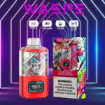 WASPE 20000 20K Puffs Dual Mesh Box 0% 2% 3% 5% Nicotine LCD Display Disposable Vape