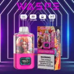 WASPE 20000 20K Puffs Dual Mesh Box 0% 2% 3% 5% Nicotine LCD Display Disposable Vape