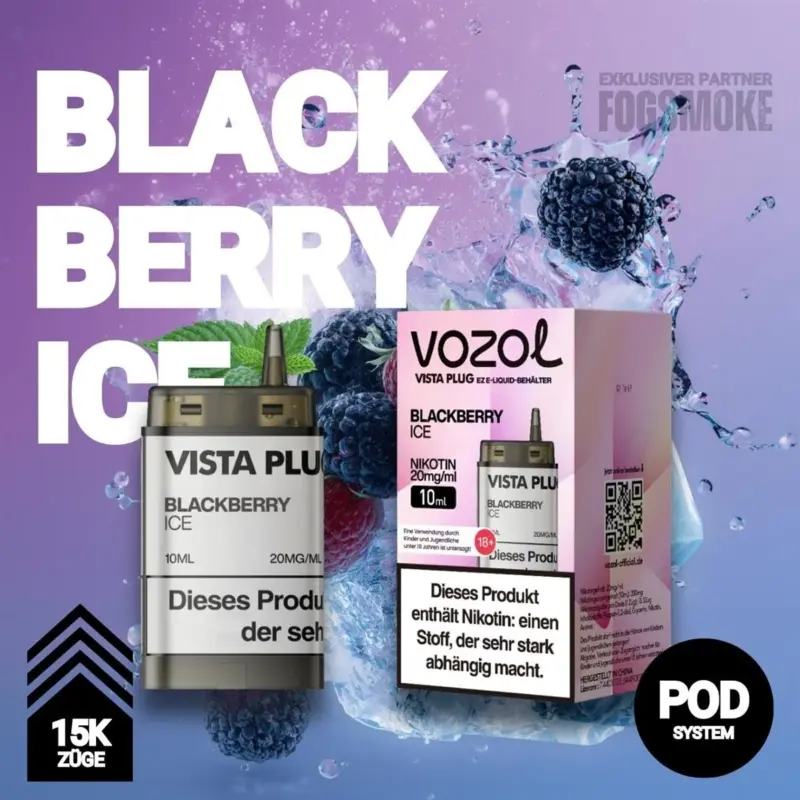 Vozol Vista Plug EZ | Pod | Blackberry Ice