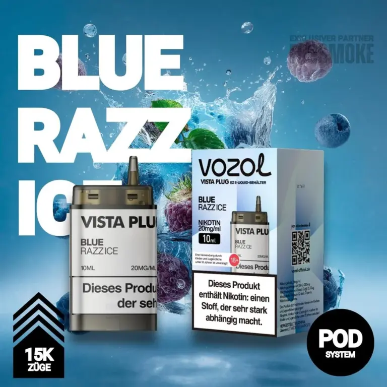 Vozol Vista Plug EZ | Pod | Blue Razz Ice
