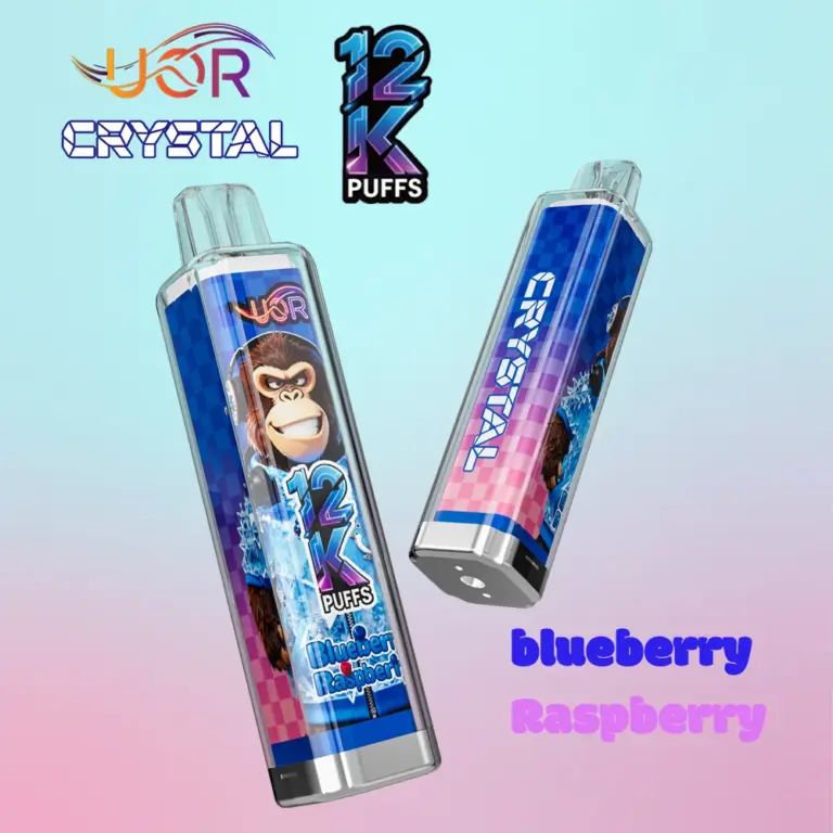 UOR Crystal 12000 12K Puffs Rechargeable LED Light Disposable Vape Pen