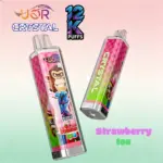 UOR Crystal 12000 12K Puffs Rechargeable LED Light Disposable Vape Pen