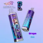 UOR Crystal 12000 12K Puffs Rechargeable LED Light Disposable Vape Pen