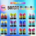 Bang King 50000 50k Puffs Dual Flavors LED Display Disposable Vape EU Warehouse