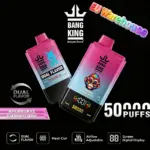 Bang King 50000 50k Puffs Dual Flavors LED Display Disposable Vape EU Warehouse