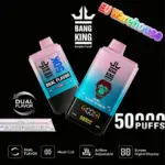 Bang King 50000 50k Puffs Dual Flavors LED Display Disposable Vape EU Warehouse