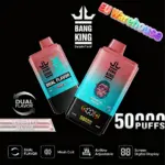 Bang King 50000 50k Puffs Dual Flavors LED Display Disposable Vape EU Warehouse