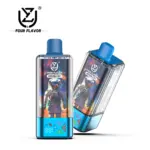 UZY Four Flavors 100000 100K Puffs Crystal 4 In 1 Flavors Newest Original Rechargeable LED Display Disposable Vape
