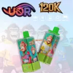 UOR 120000 120K Puffs 4 in 1 Flavors Newest Original Rechargeable LED Display Disposable Vape
