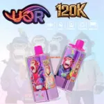 UOR 120000 120K Puffs 4 in 1 Flavors Newest Original Rechargeable LED Display Disposable Vape