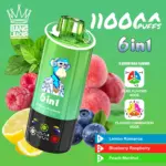 Bang Leader 110000 110K Puffs 6 in 1 Flavors Newest Original Rechargeable LED Display Disposable Vape