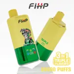 FIHP 60000 60k Puffs 3 in 1 Flavors Original Rechargeable LED Display Disposable Vape