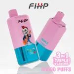 FIHP 60000 60k Puffs 3 in 1 Flavors Original Rechargeable LED Display Disposable Vape