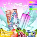 Stag Bar 4in1 80000 80K Puffs Newest Original Rechargeable LCD Display Disposable Vape EU Warehouse