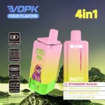 Vopk Four Flavors 80000 80K Puffs 4 in 1 Flavors Newest Original Rechargeable LCD Display Disposable Vape