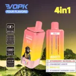 Vopk Four Flavors 80000 80K Puffs 4 in 1 Flavors Newest Original Rechargeable LCD Display Disposable Vape