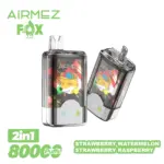 Airmez Fox 2 in 1 80000 80K Puffs Double Taste LED Display Disposable Vape EU Warehouse