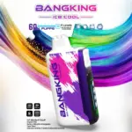 Bang King Ice Cool 60000 60K Puffs Original Adjustable Ice level LED Display Disposable Vape