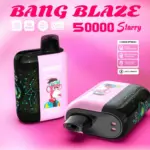 Bang Blaze Starry 50000 50K Puffs Hottest LED Display Disposable Vape