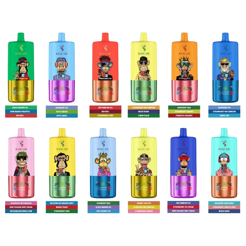 Bang DE 80000 80k Puffs 3 in 1 Flavors Newest Original Rechargeable LCD Display Disposable Vape