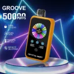Crystal Groove 50000 50k Puffs Adjustable Nicotine & Ice Control LED Display Disposable Vape EU Warehouse