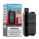 CRYSTAL MARY 20000 20K Puffs Vape Dual Mesh LED Display Disposable Vape EU Warehouse