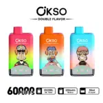 OKSO Double Flavor 60000 60K Puffs Double Taste LED Display Disposable Vape
