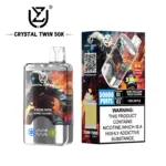 UZY Crystal Twin 50000 50k Puffs Double Taste LED Display Disposable Vape