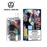 UZY Crystal Twin 50000 50k Puffs Double Taste LED Display Disposable Vape