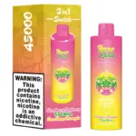 Bang King Triple 45000 45K Puffs Vape 3 in 1 Flavors Newest Original Rechargeable Disposable Vape