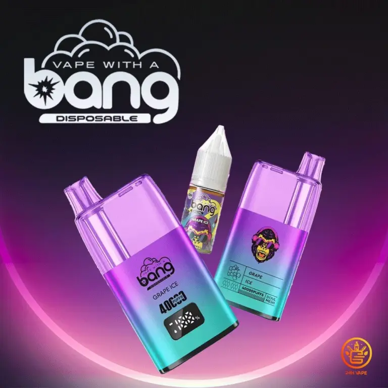 Bang 40000 40K Puffs LED Digital Display Screen Refillable Oil Vape