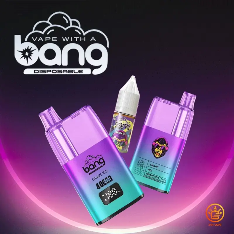 Bang 40000 40K Puffs LED Digital Display Screen Refillable Oil Vape