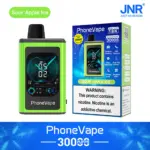 JNR Phone Vape 30000 30K Puffs World’s First Smart Disposable Vape