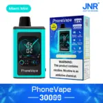 JNR Phone Vape 30000 30K Puffs World’s First Smart Disposable Vape