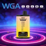 WGA Crystal Plus 20000 20K Puffs 5% Nicotine Double Taste LCD Display Disposable Vape