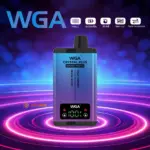 WGA Crystal Plus 20000 20K Puffs 5% Nicotine Double Taste LCD Display Disposable Vape