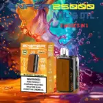 VAPMOD SNIPER 25000 25K Puffs Original Edition Leather LED Display Disposable Vape