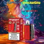 VAPMOD SNIPER 25000 25K Puffs Original Edition Leather LED Display Disposable Vape