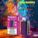 VAPMOD SNIPER 25000 25K Puffs Original Edition Leather LED Display Disposable Vape