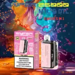 VAPMOD SNIPER 25000 25K Puffs Original Edition Leather LED Display Disposable Vape