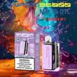 VAPMOD SNIPER 25000 25K Puffs Original Edition Leather LED Display Disposable Vape