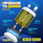 Mr.Goodie 20000 20K Puffs 2% 5% Nicotine Double Warehouser Disposable Vape Pod