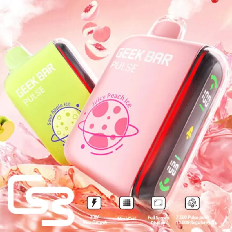 GEEK BAR PULSE 15000 Puffs Dual Mesh Disposable Vape Electronic Cigarette Pod